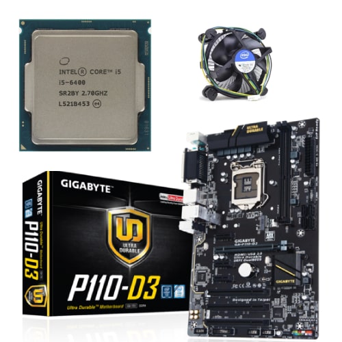باندل سی پی یو و مادربرد i5 6400 & P110 GIGABYTE