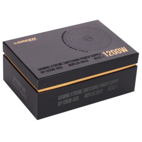 منبع تغذیه کامپیوتر گرین مدل  GREEN POWER GP1200B-GXD atx 3.1