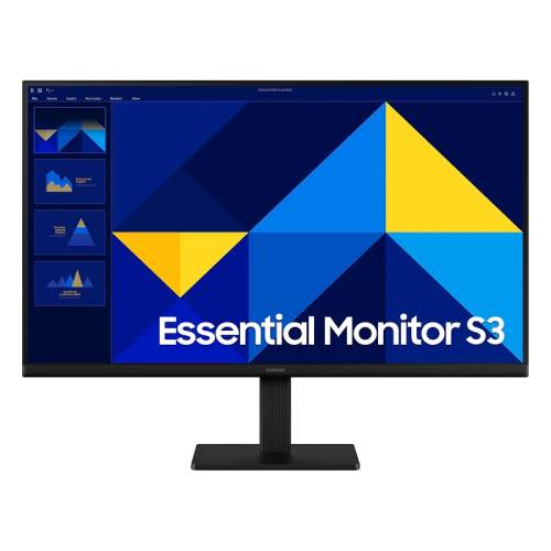 مانیتور 27 اینچ سامسونگ مدل SAMSUNG Essential Monitor S3 S30GD LS27D300GAMXUE